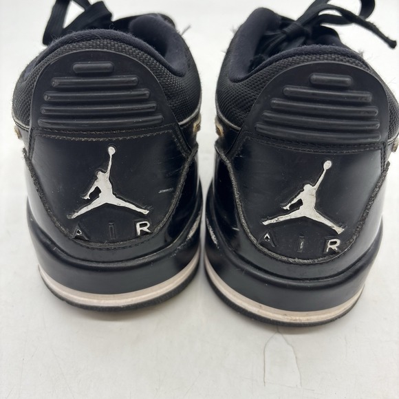 Nike Air Jordan Men's 8 Legacy 312 Low‎ Black Metallic Gold Lace Up Shoes - Picture 3 of 12